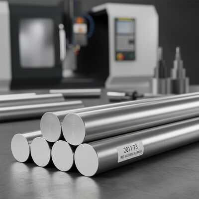2011 T3 고속 CNC 터닝 및 정밀 스크류 기계 재고를 위한 자유 가공 알루미늄 합금 라운드 바
