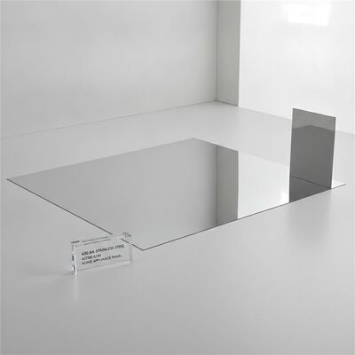 430 밝은 앙일 스테인리스 스틸 시트 BA 마무리 0.3-1.0mm 1000x2000mm 가전 기기 패널