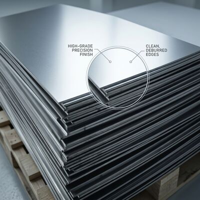 Food-Grade 304 Stainless Steel Sheet Hygienic Sanitary Finish For Commercial Kitchenware