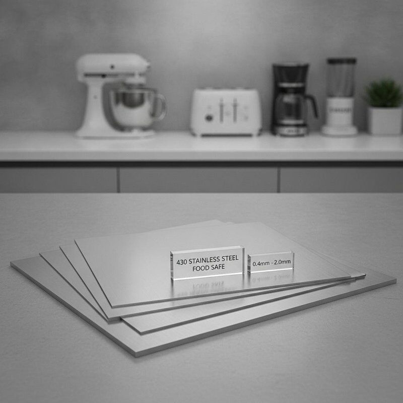 식품 안전 430 스테인리스 스틸 시트 냉 laminated 0.4mm - 2.0mm 주방 기기